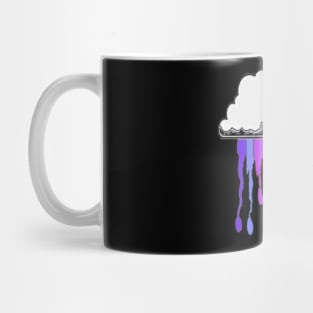 Purple Rain Pop Art by LowEndGraphics Mug